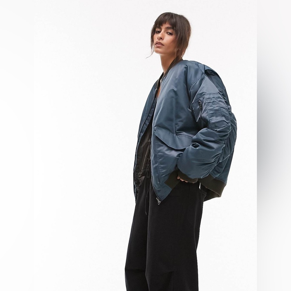 TOPSHOP Oversized Bomber